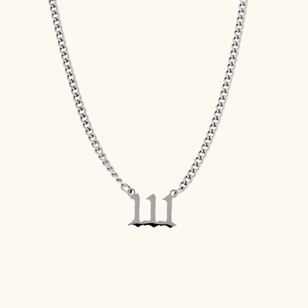 Angel Number Cuban Necklace