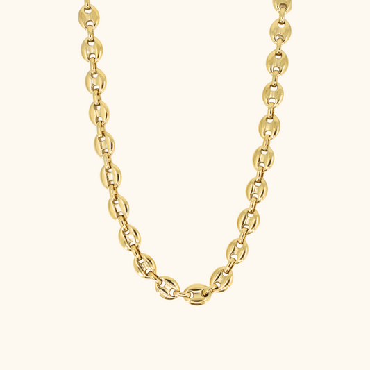 Puffy Coffee Bean Chain