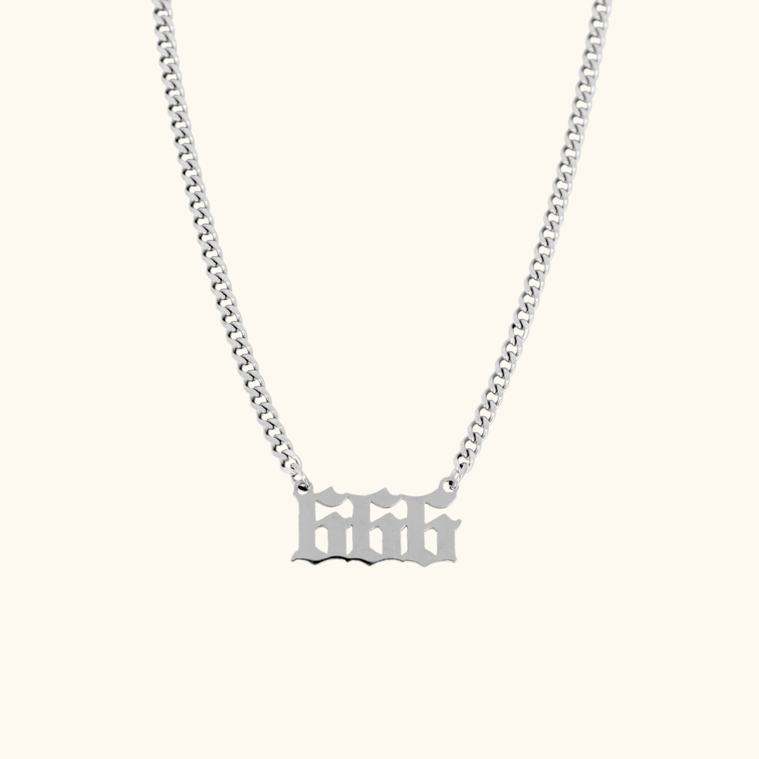 Angel Number Cuban Necklace