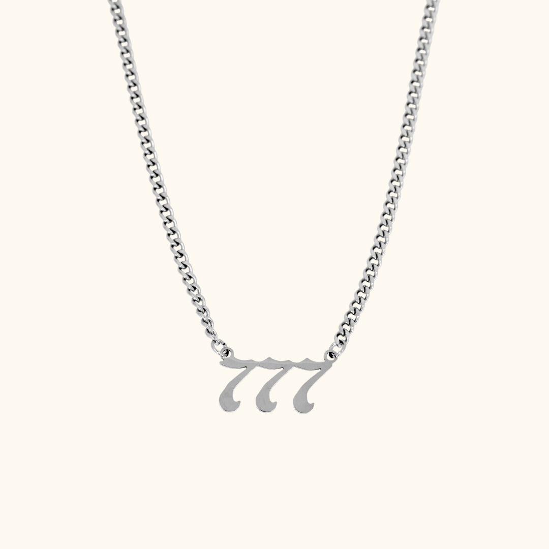 Angel Number Cuban Necklace