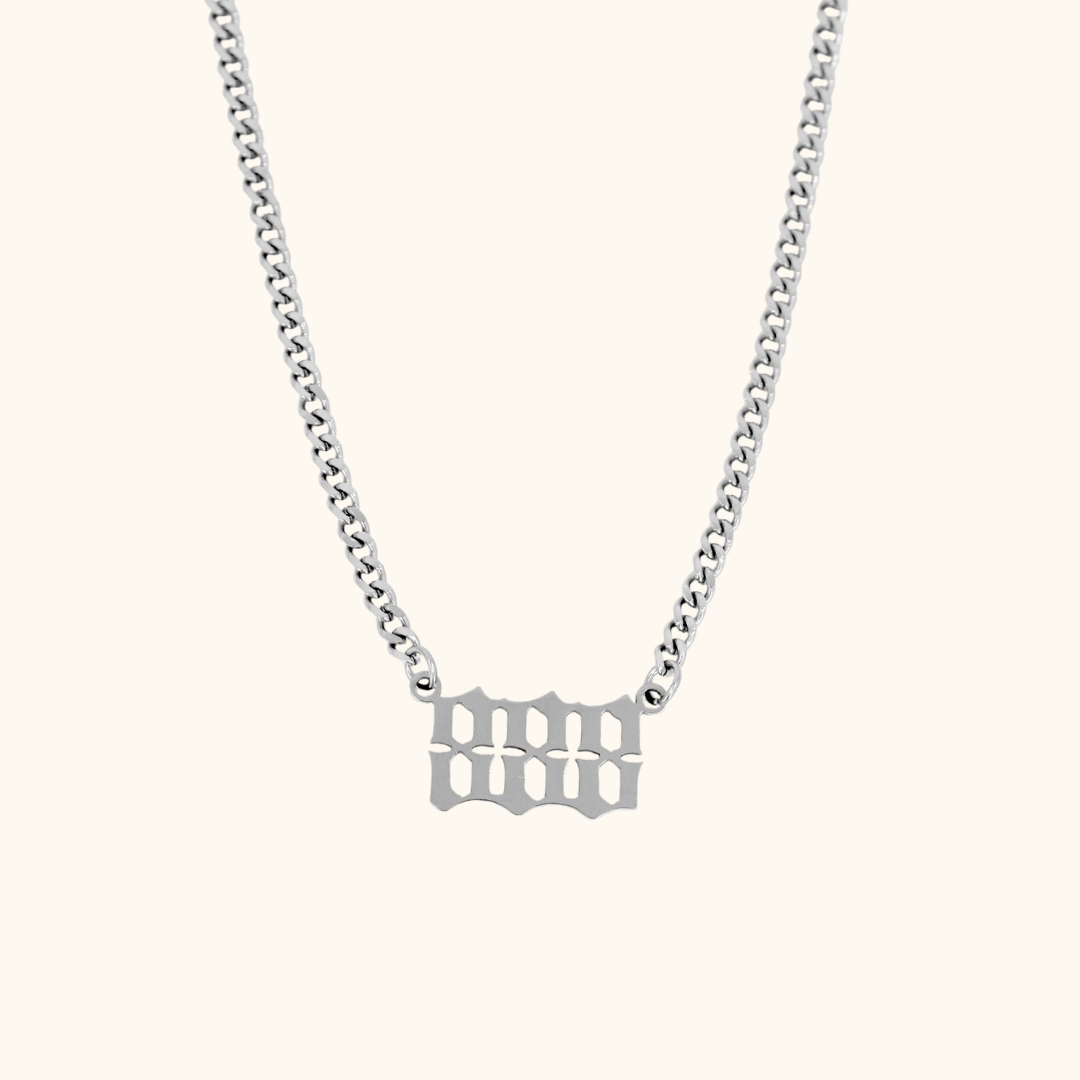 Angel Number Cuban Necklace