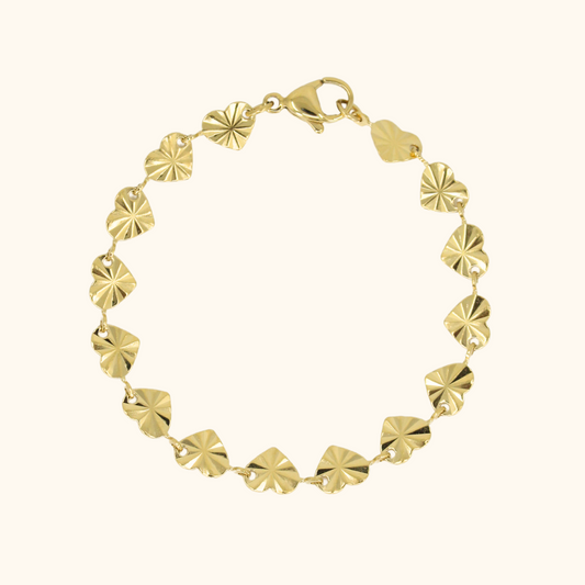 Starlight Heart Chain Bracelet