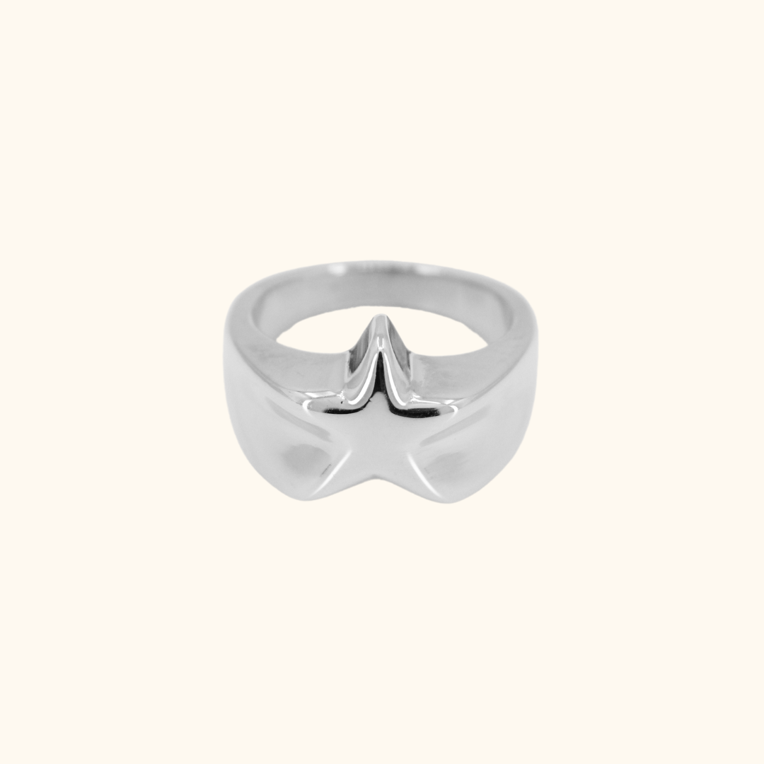 Chunky Star Puff Ring