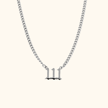 Angel Number Cuban Necklace