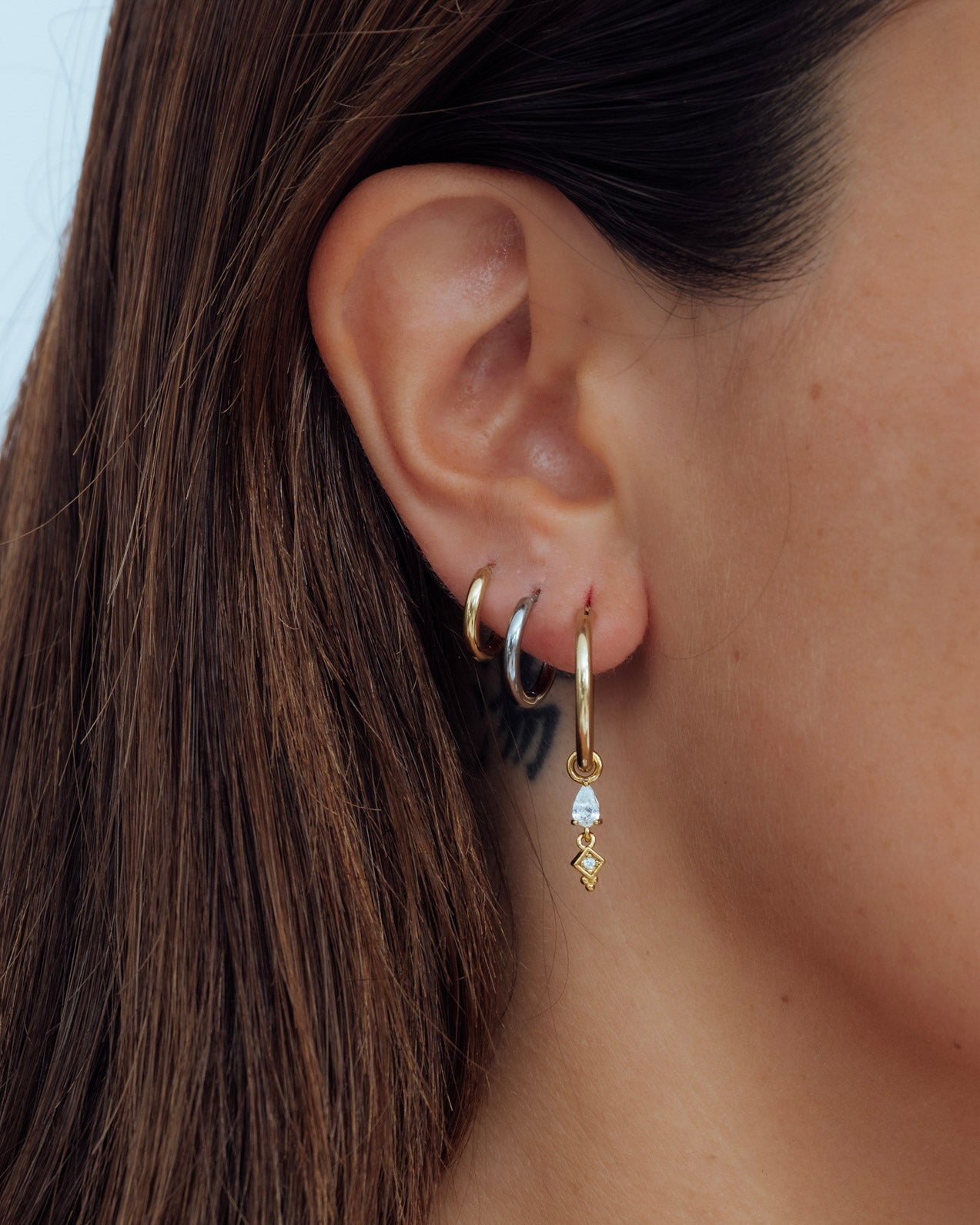 Icy Tear Drop Charm