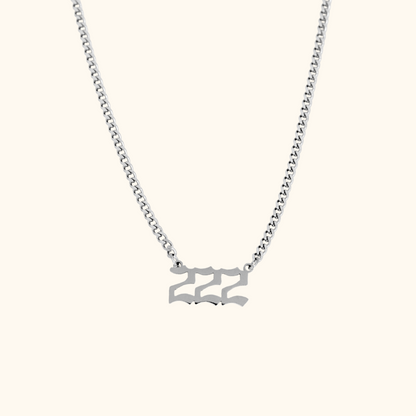 Angel Number Cuban Necklace