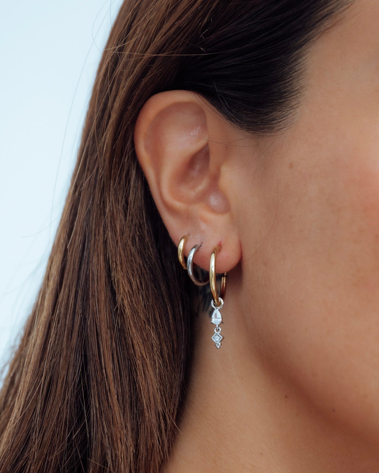 Icy Tear Drop Charm