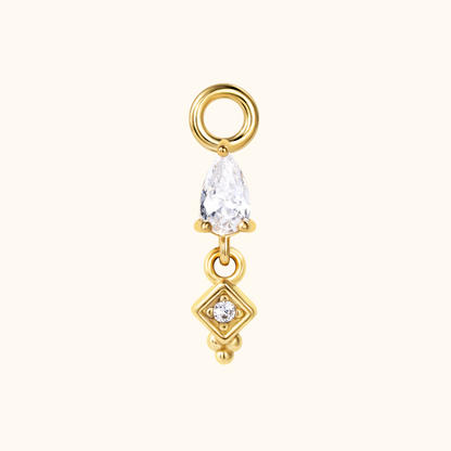 Icy Tear Drop Charm