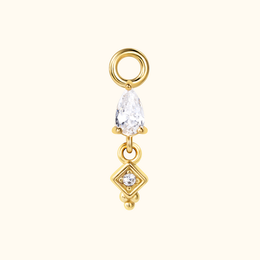 Icy Tear Drop Charm