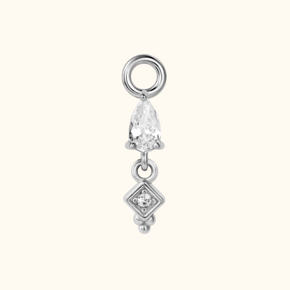 Icy Tear Drop Charm