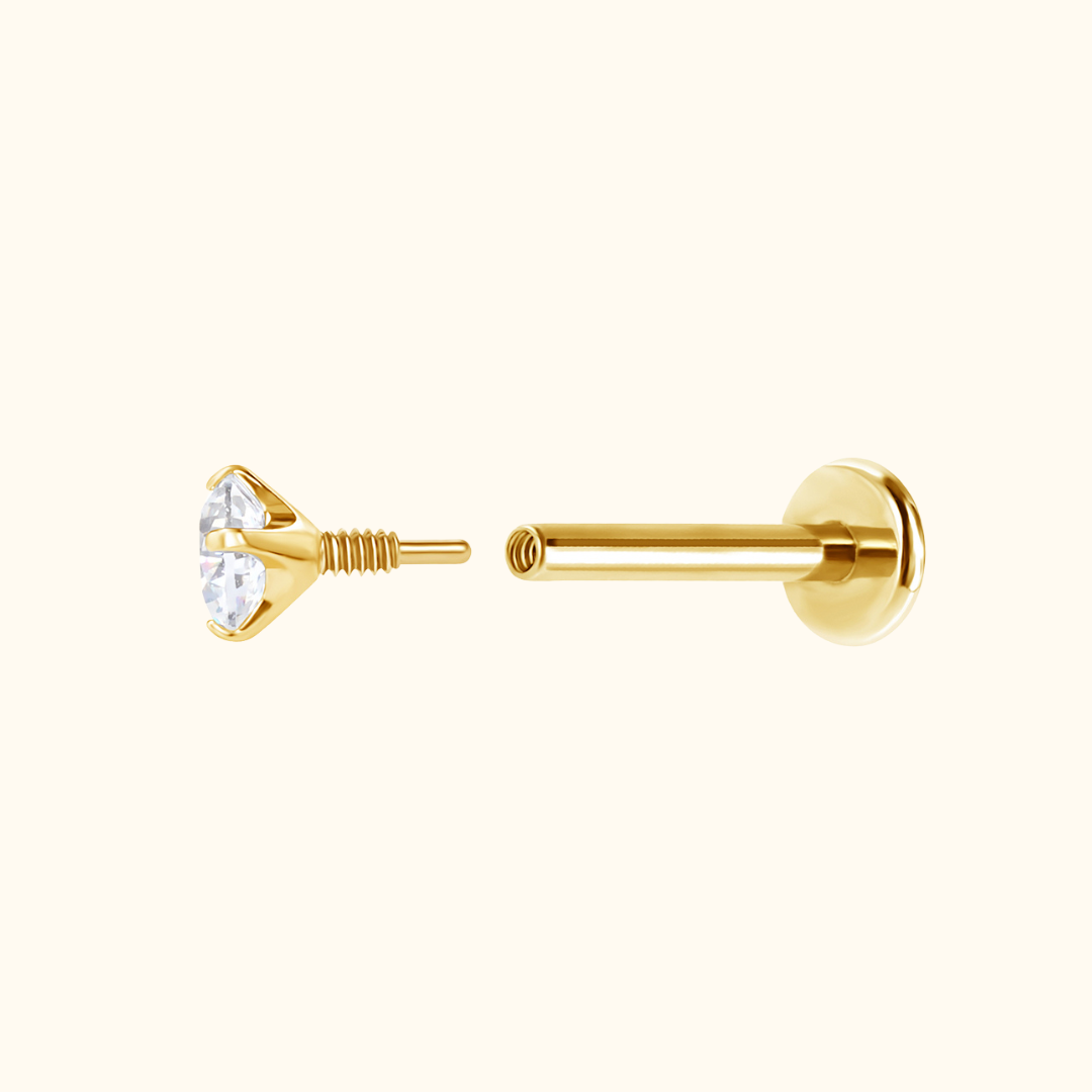 Diamond Flatback Stud