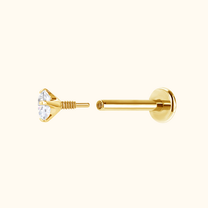 Diamond Flatback Stud