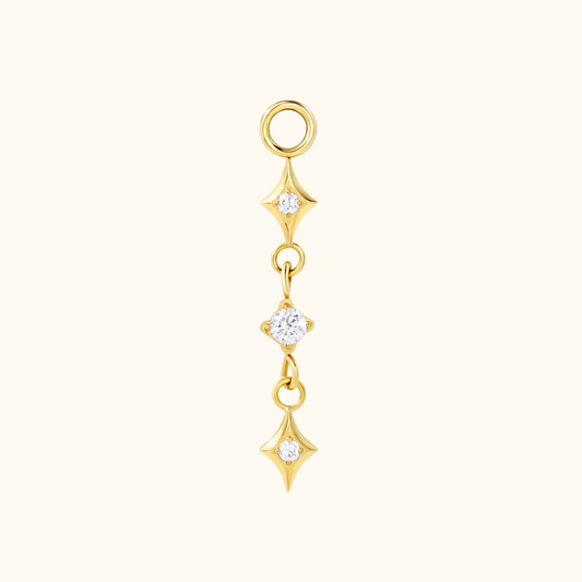 Starburst Diamond Charm