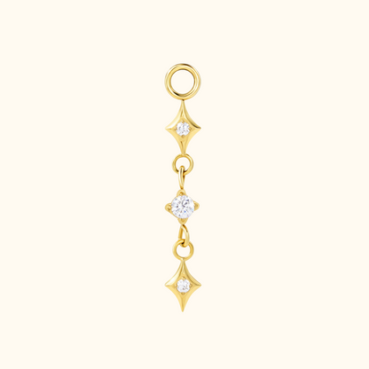 Starburst Diamond Charm
