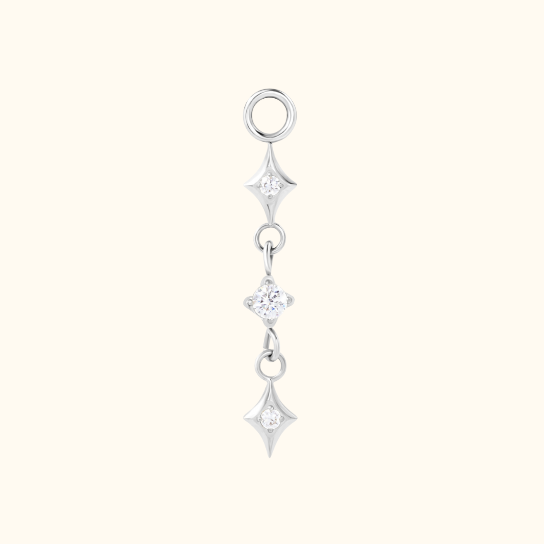 Starburst Diamond Charm