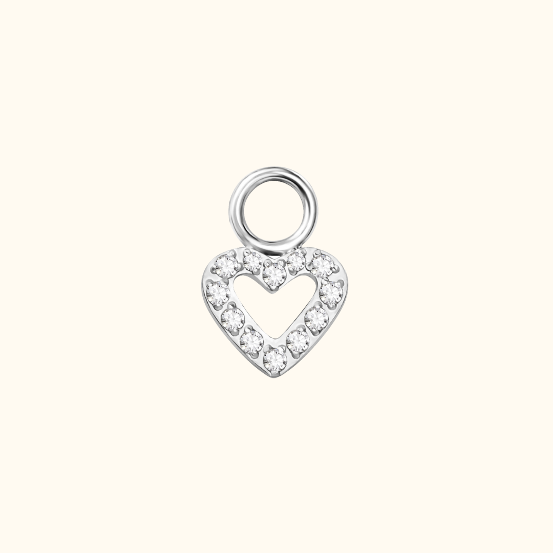 Icy Heart Charm