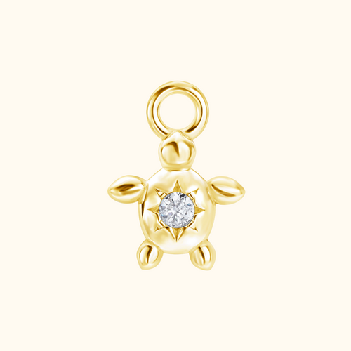 Sunrise Turtle Charm
