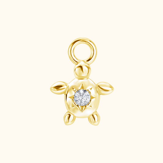 Sunrise Turtle Charm