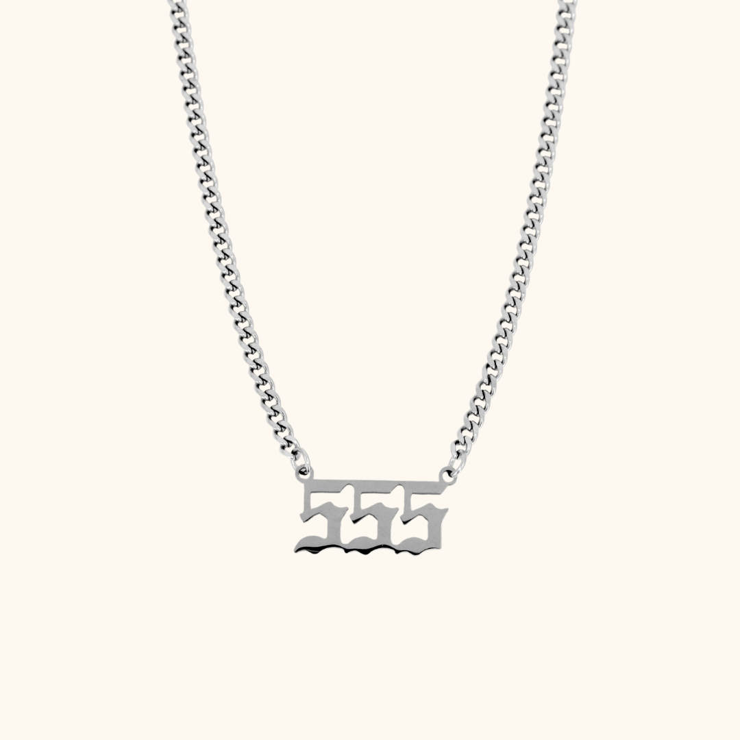 Angel Number Cuban Necklace