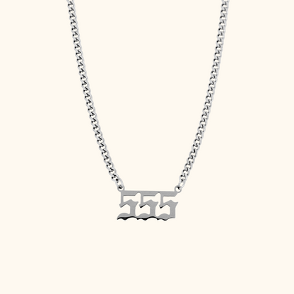 Angel Number Cuban Necklace