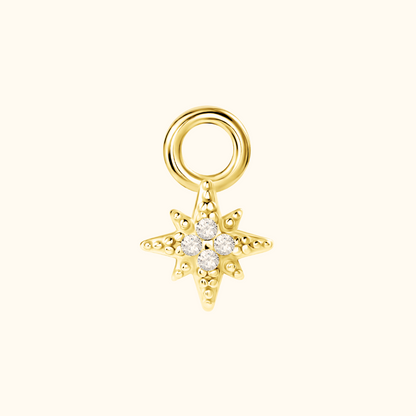 Icy North Star Charm