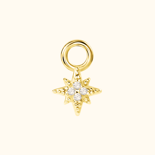 Icy North Star Charm