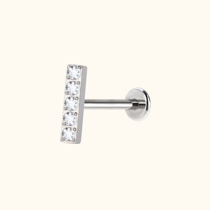 Icy Bar Flatback Stud