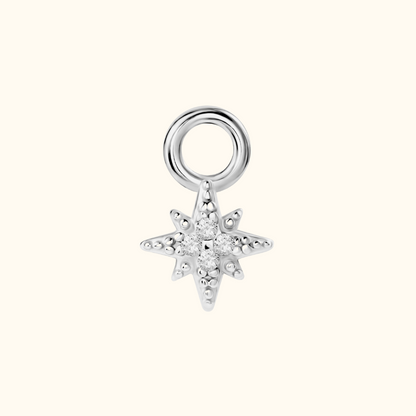 Icy North Star Charm