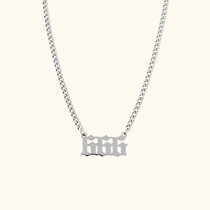 Angel Number Cuban Necklace
