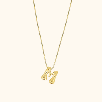 Bubble Letter Necklace