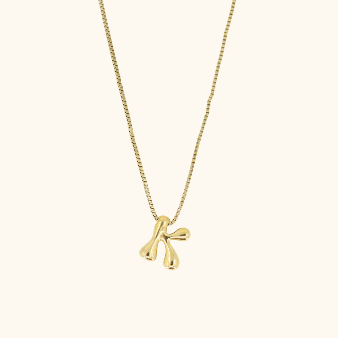 Bubble Letter Necklace