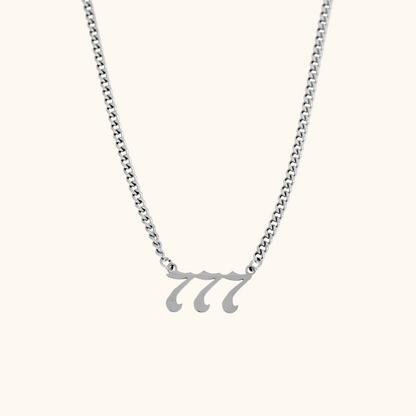 Angel Number Cuban Necklace