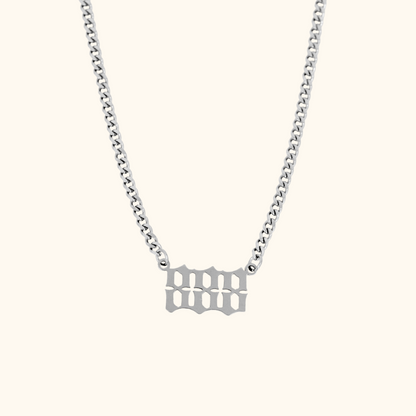 Angel Number Cuban Necklace