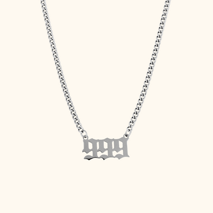 Angel Number Cuban Necklace