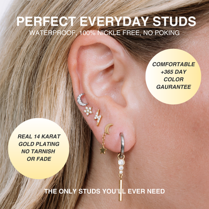 Classic Bar Flatback Stud