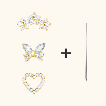 Golden Glow Flatback Stud Bundle