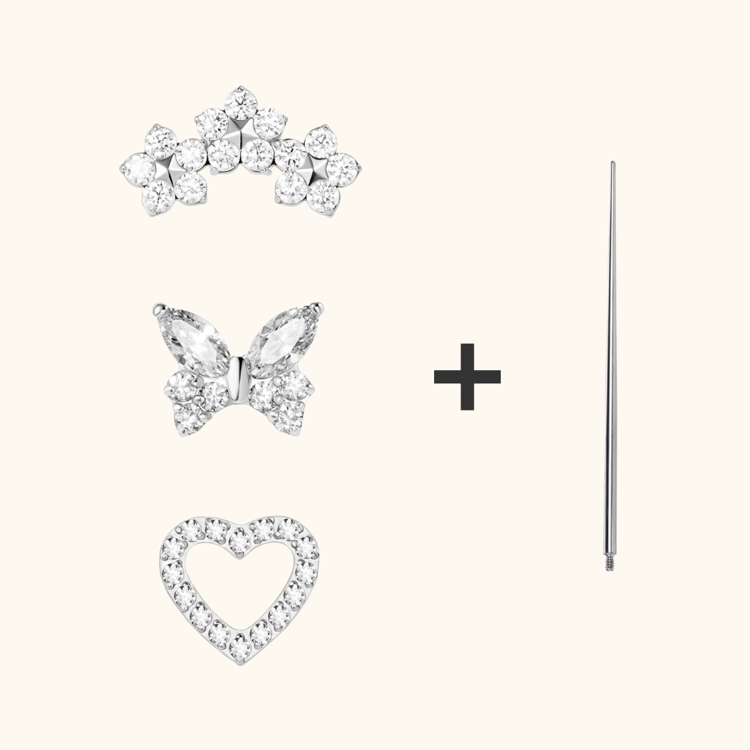 Golden Glow Flatback Stud Bundle
